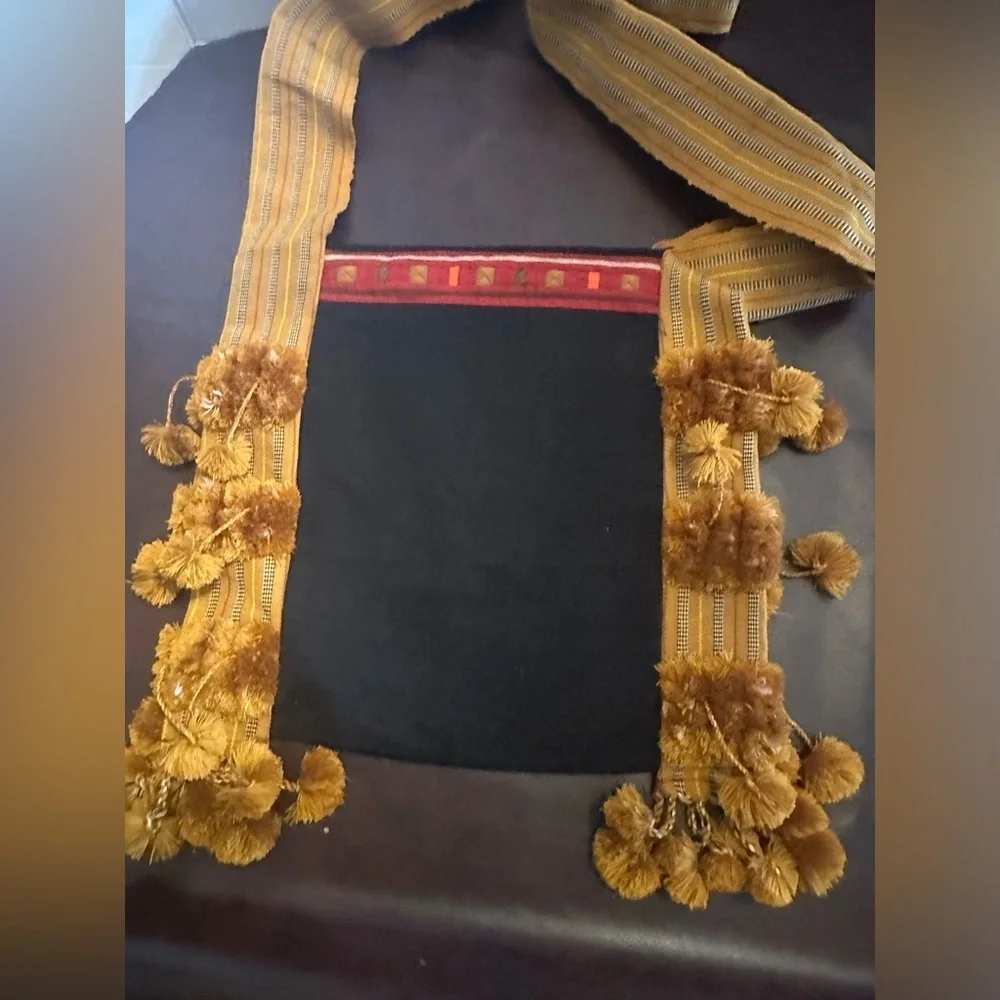 Gold hassle boho bag